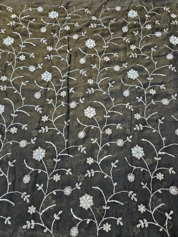 Mehndi_Green_Allover_Beads_Embroidery_On_Space_Silk_Fendy