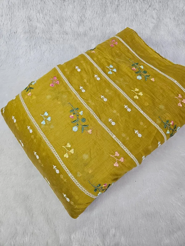 Dusty_Mustard_Thread_Embroidery_On_Mul_Chanderi_Fabric