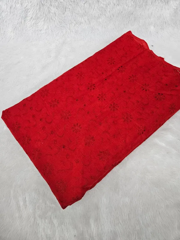 Red_Floral_Plain_Hakoba_Fabric
