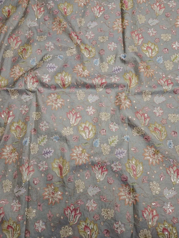 Floral_Position_Print_On_Shimmer_Fabric