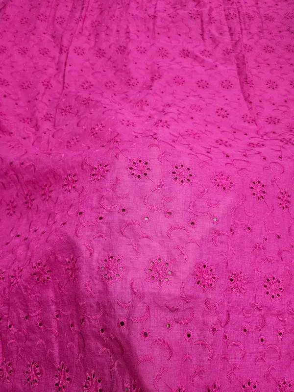 Pink_Floral_Plain_Hakoba_Fabric