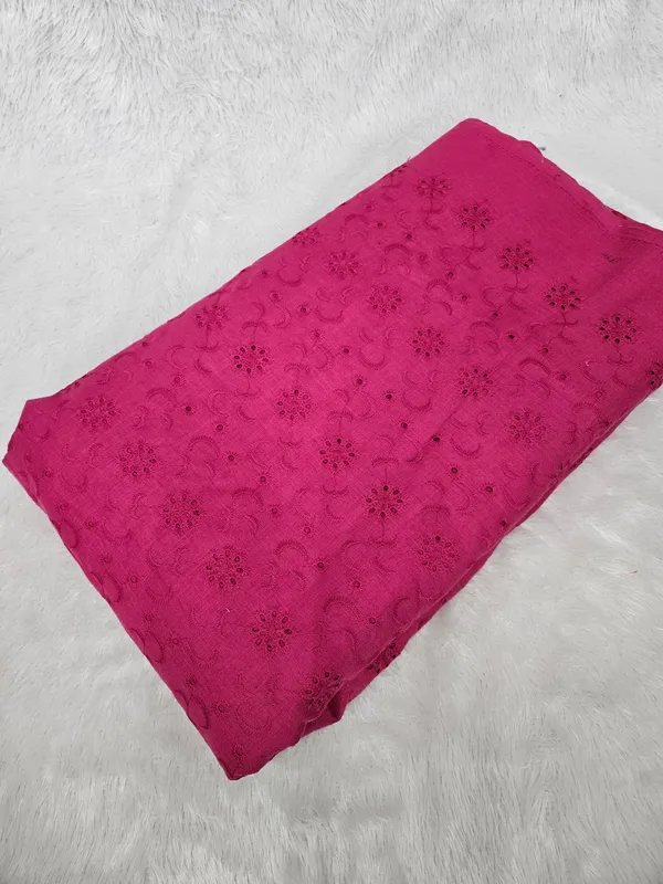 Pink_Floral_Plain_Hakoba_Fabric