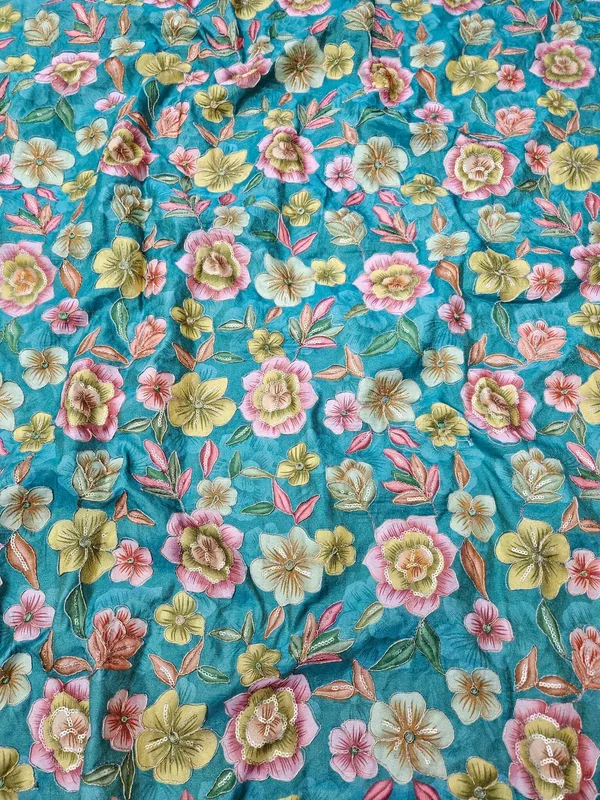 Green_Coding_With_Zari_Sequins_Embroidery_On_Shimmer_Cosmos_Fabric