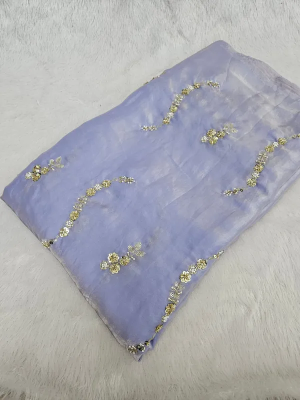 Light_Lavender_Beads_Embroidery_On_Space_Silk_Fendy_Fabric