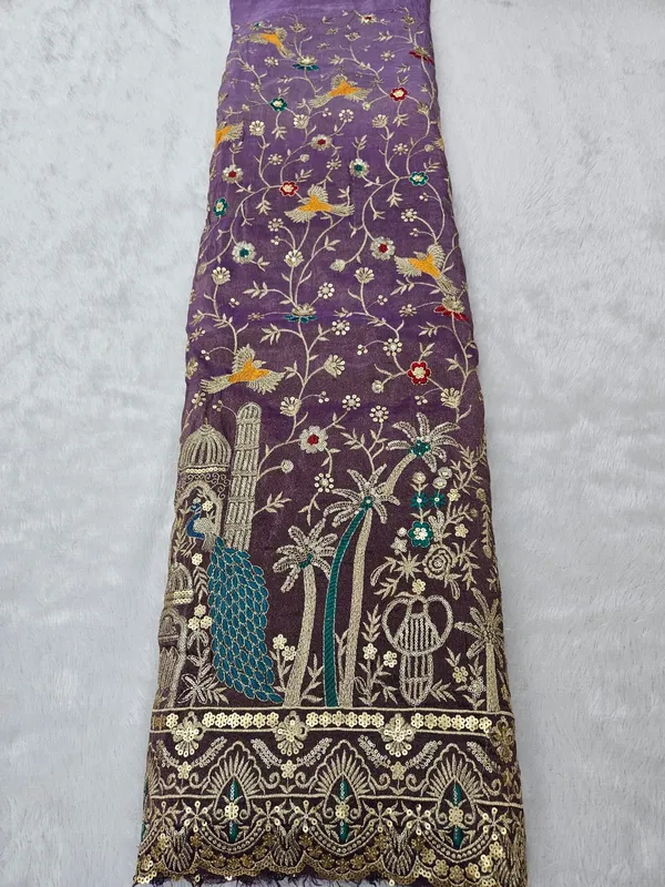 Purple_Ombre_Multi_Thread_Heavy_Sequins_And_Jari_Embroidery_On_Viscose_Shimmer_Fabric