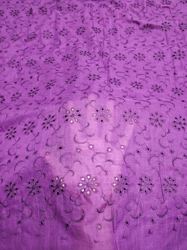 Wine_Floral_Plain_Hakoba_Fabric