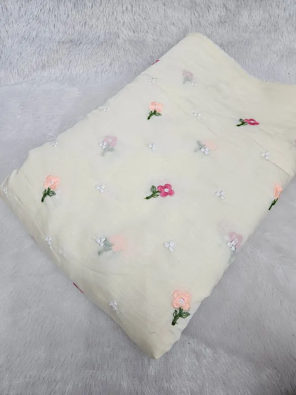 Cream_Flower_Thread_Embroidery_On_Mul_Chanderi_Fabric
