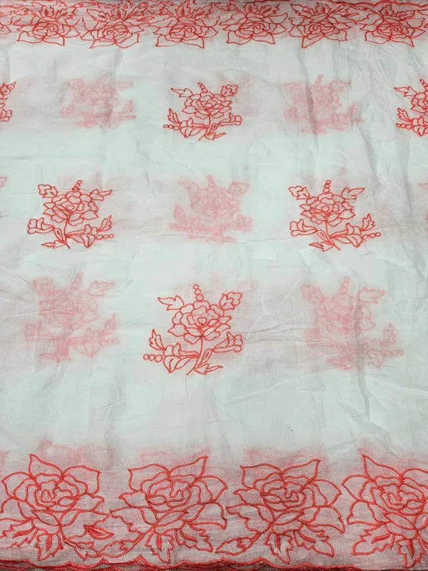 Peach_Embroidered_2_Pc_Heavy_Daman_Dupatta_On_Pure_Cotton_Fabric