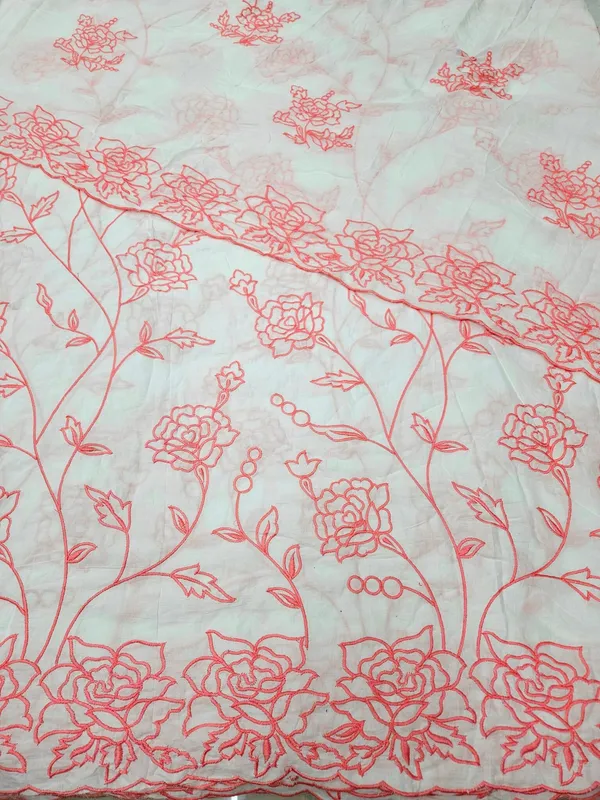 Peach_Embroidered_2_Pc_Heavy_Daman_Dupatta_On_Pure_Cotton_Fabric