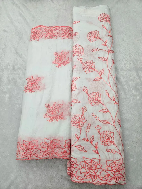 Peach_Embroidered_2_Pc_Heavy_Daman_Dupatta_On_Pure_Cotton_Fabric