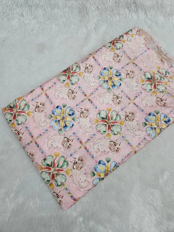 Light_Pink_Sequins_Beads_Position_Print_On_D_Crepe_Fabric