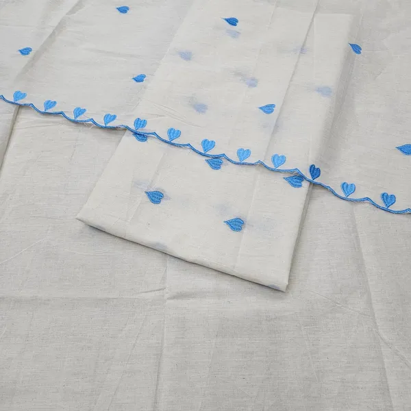 Blue_3pc_Embroidery_On_Pure_Kora_Cotton