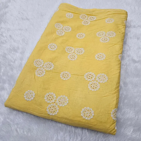 Yellow_Boring_White_Thread_Embroidery_On_Pure_Cambric_Cotton
