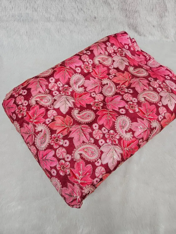Floral_Carry_Design_Position_Print_On_Chinon_Fabric