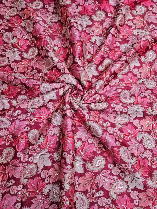 Floral_Carry_Design_Position_Print_On_Chinon_Fabric
