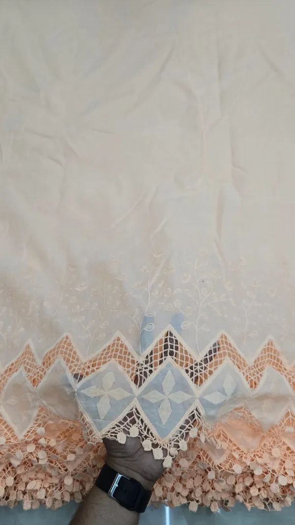 Peach_Hakoba_Style_Daman_Embroidery_On_Cotton_Fabric