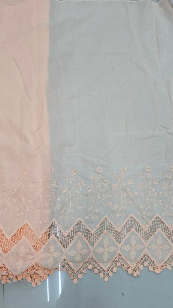 Peach_Hakoba_Style_Daman_Embroidery_On_Cotton_Fabric