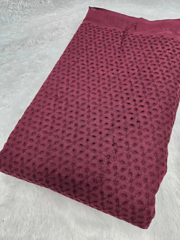 Dark_Maroon_Plain_Hakoba_Fabric