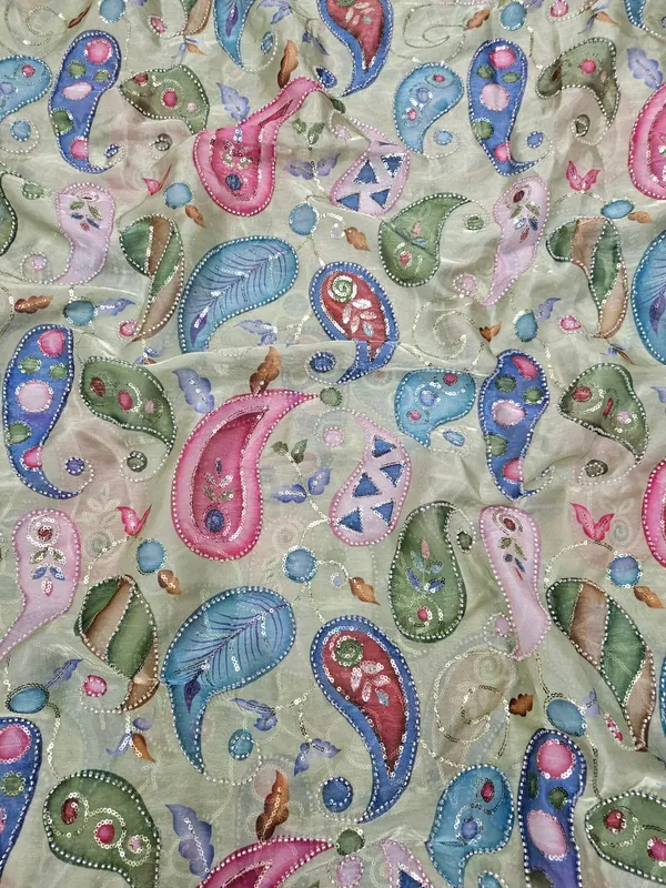 Carry_Position_Print_With_Cut_Dana_Beads_Embroidery_On_Metallic_Organza