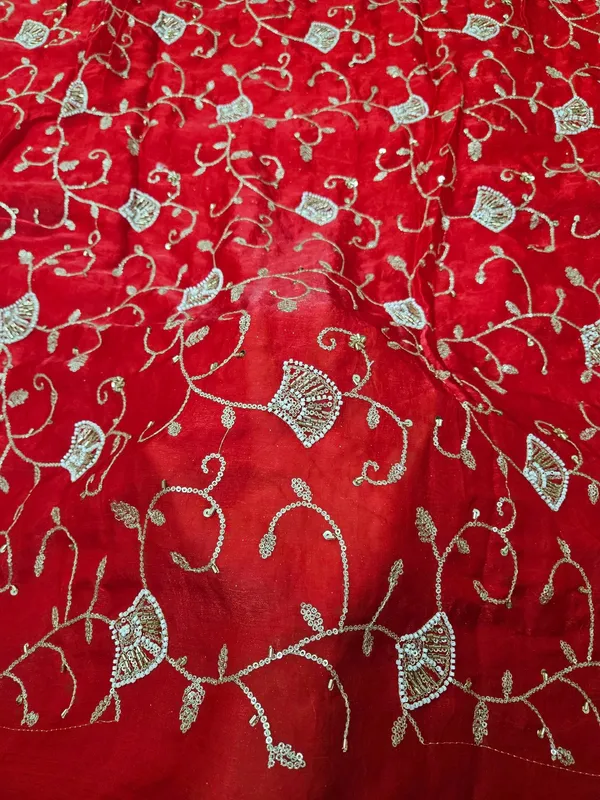 Red_Allover_Beads_Embroidery_On_Space_Silk_Fendy