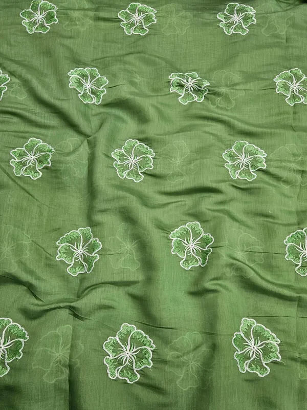 Green_Thread_Embroidery_On_Mul_Chanderi_Fabric