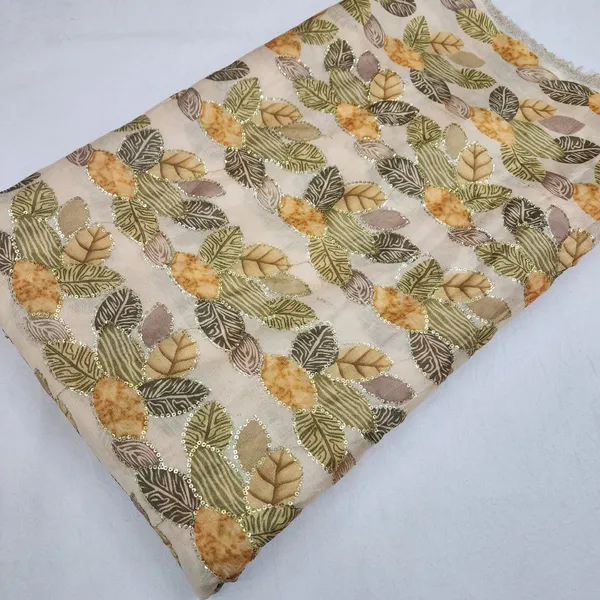 Yellow_Position_Print_With_Sequins_Embroidery_On_Chinon_Fabric