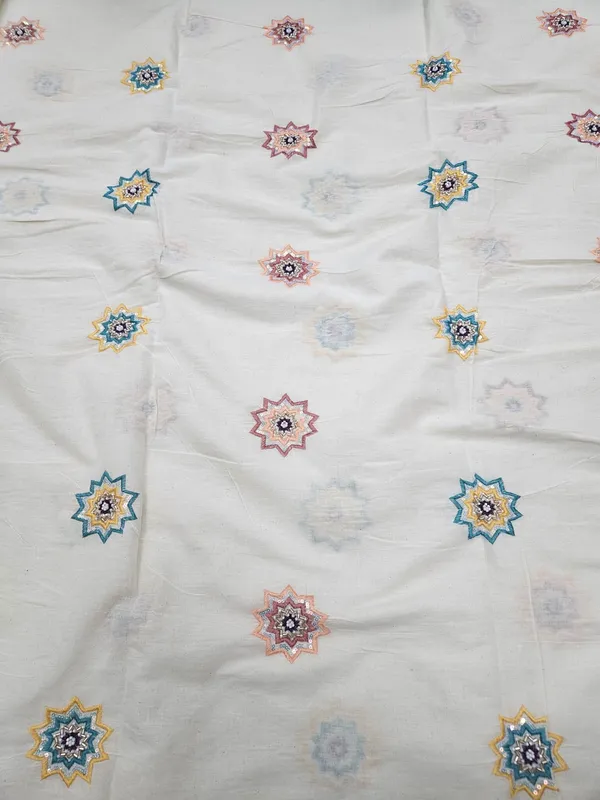 Beads_Embroidery_With_Multi_Colour_Threadwork_On_Dyeable_Kora_Cotton