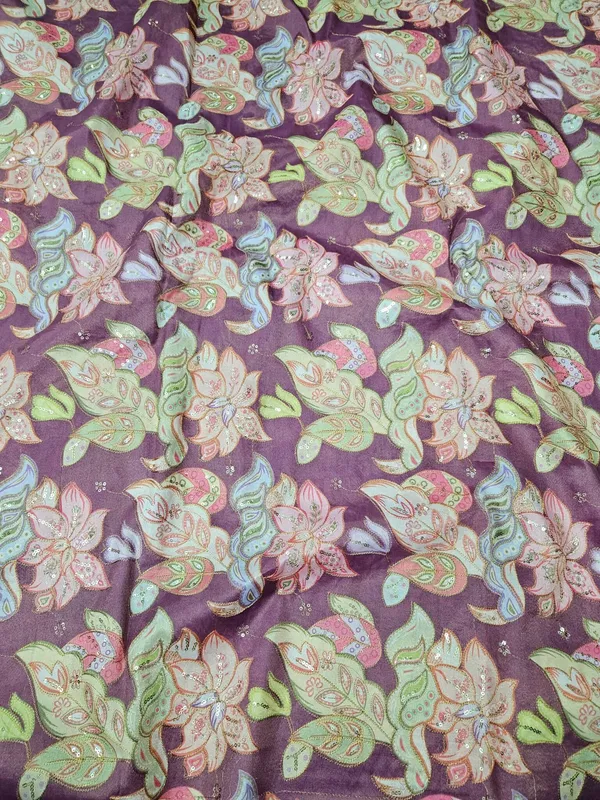 Wine_Coding_With_Zari_Sequins_Embroidery_On_Shimmer_Cosmos_Fabric