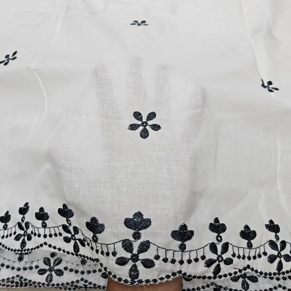 Grey_Floral_2_Side_Border_Pure_Mul_Cotton_Dupatta