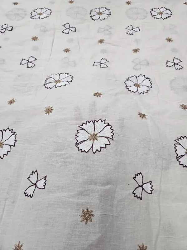 Dark_Wine_Embroidered_2pc_Daman_Allover_On_Kora_Cotton_Fabric