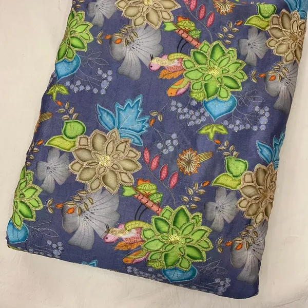 Blue_Position_Print_With_Embroidery_On_Chinon_Fabric