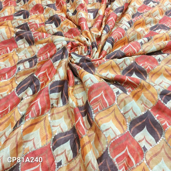 Multi_Colour_Position_Print_With_Embroidery_On_Chinon_Fabric