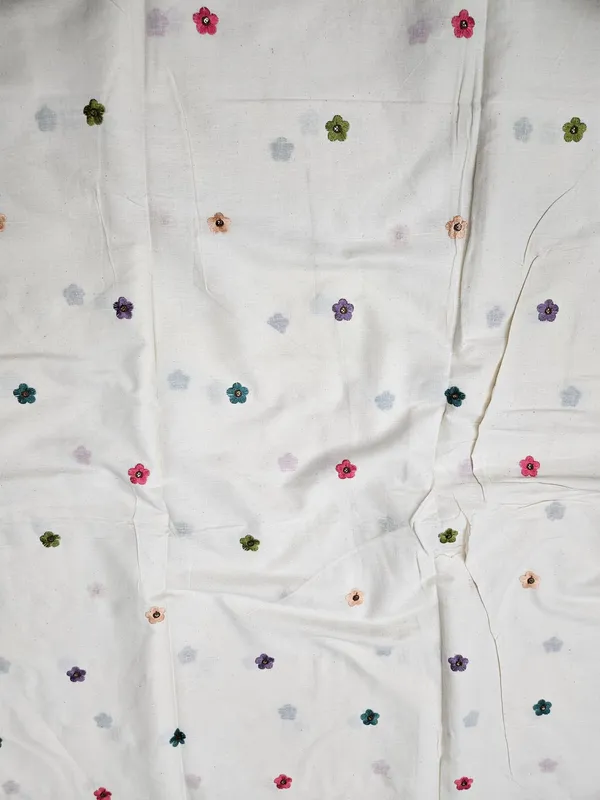 Multi_Thread_Butti_On_Dyeable_Kora_Cotton
