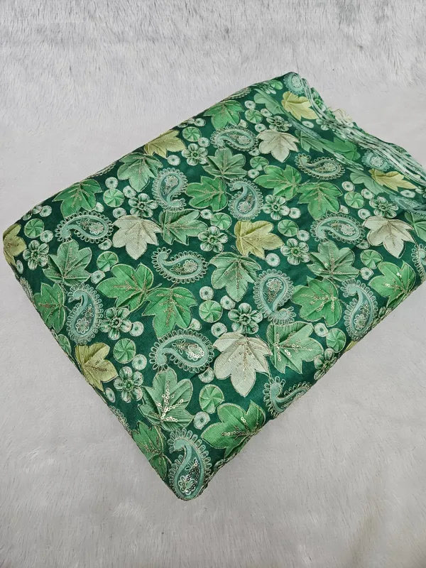 Green_Floral_Carry_Position_Print_On_Chinon_Fabric