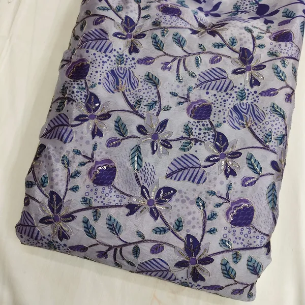 Lavender_Position_Print_With_Embroidery_On_Chinon_Fabric