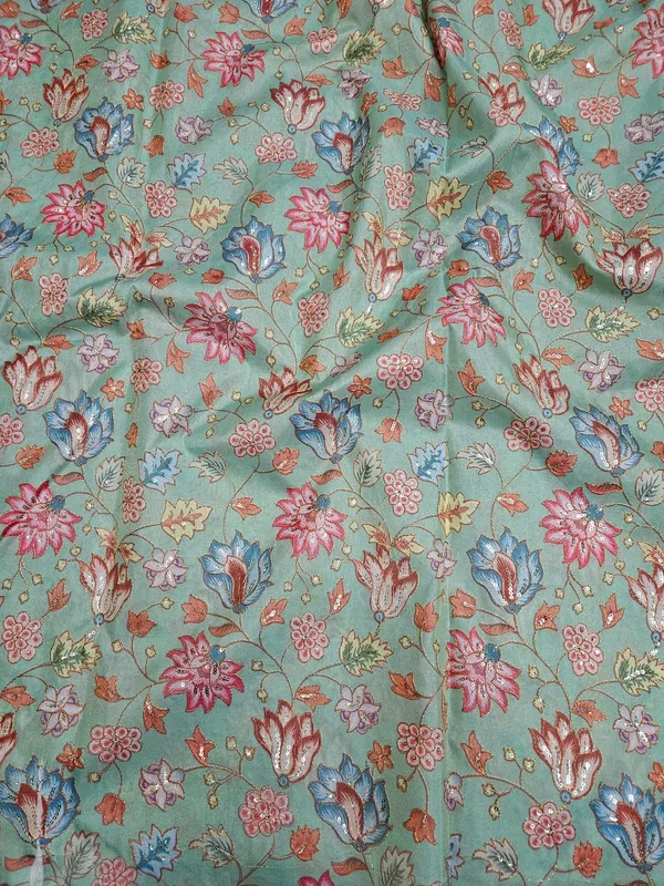 Floral_Position_Print_On_Shimmer_Fabric