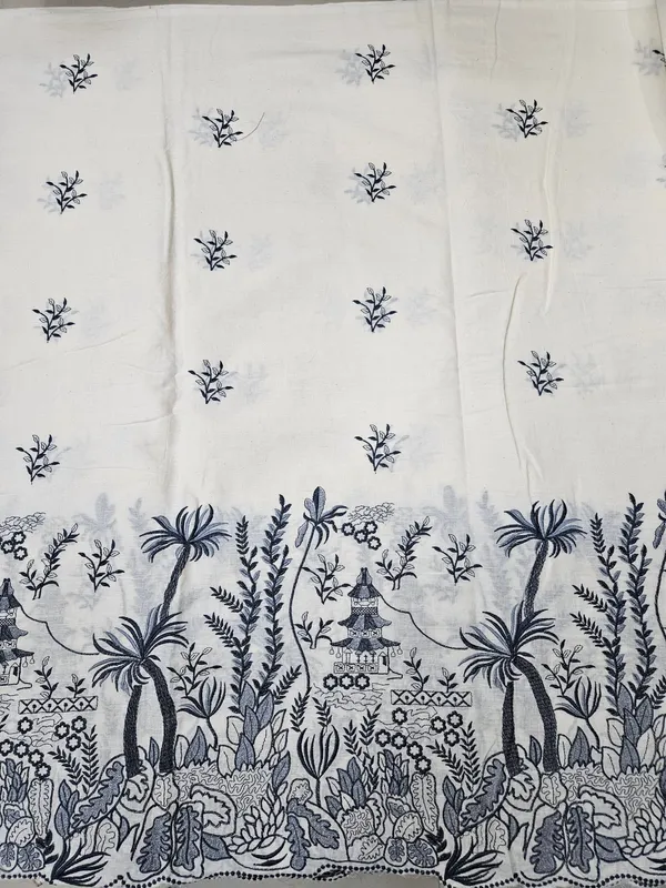Floral_Coloured_Thread_Embroidery_On_Kora_Mul_Cotton_Fabric