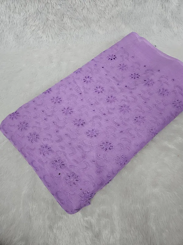 Lavender_Floral_Plain_Hakoba_Fabric