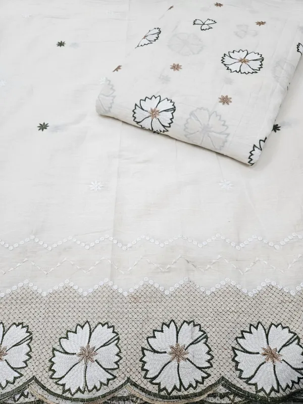 Green_Embroidered_2pc_Daman_Allover_On_Kora_Cotton_Fabric