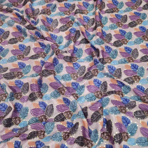 Lavender_Position_Print_With_Sequins_Embroidery_On_Chinon_Fabric