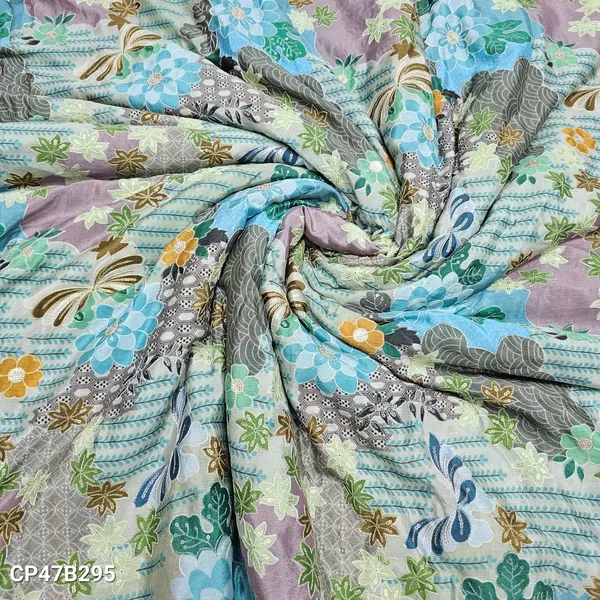 Yellow_Position_Print_With_Embroidery_On_Chinon_Fabric