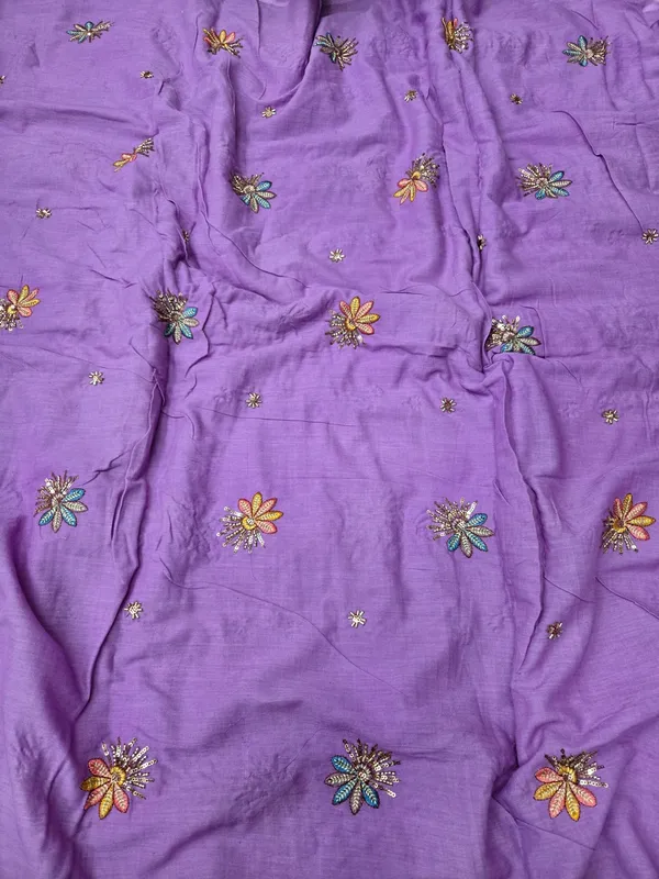 Lavender_Beads_Embroidery_On_Kora_Cotton