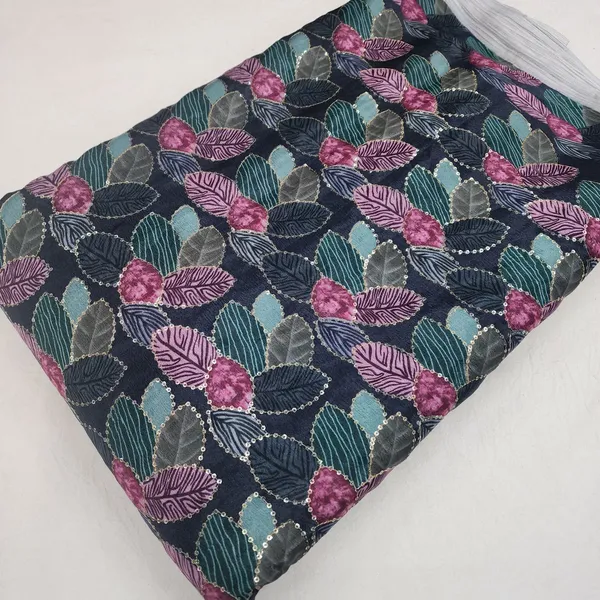 Black_Position_Print_With_Sequins_Embroidery_On_Chinon_Fabric