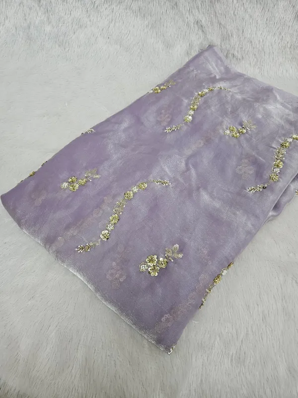 Lavender_Beads_Embroidery_On_Space_Silk_Fendy_Fabric
