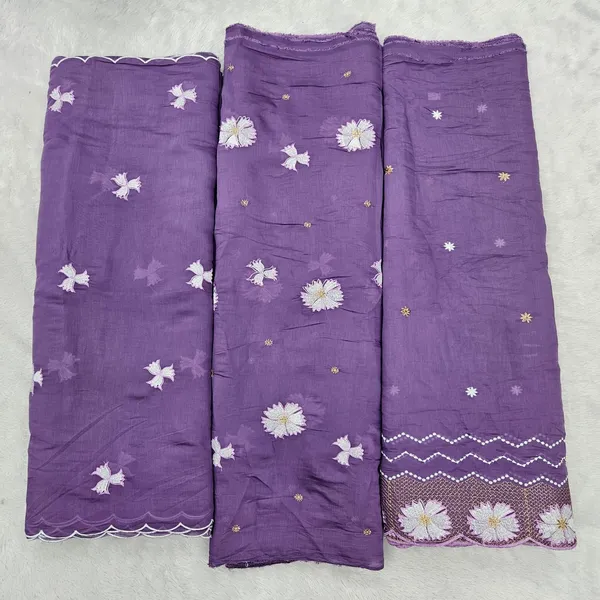Lavender_3pc_Heavy_Embroidered_On_Mul_Chanderi_Fabric