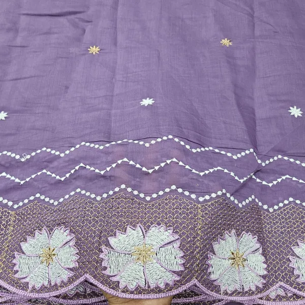 Lavender_3pc_Heavy_Embroidered_On_Mul_Chanderi_Fabric