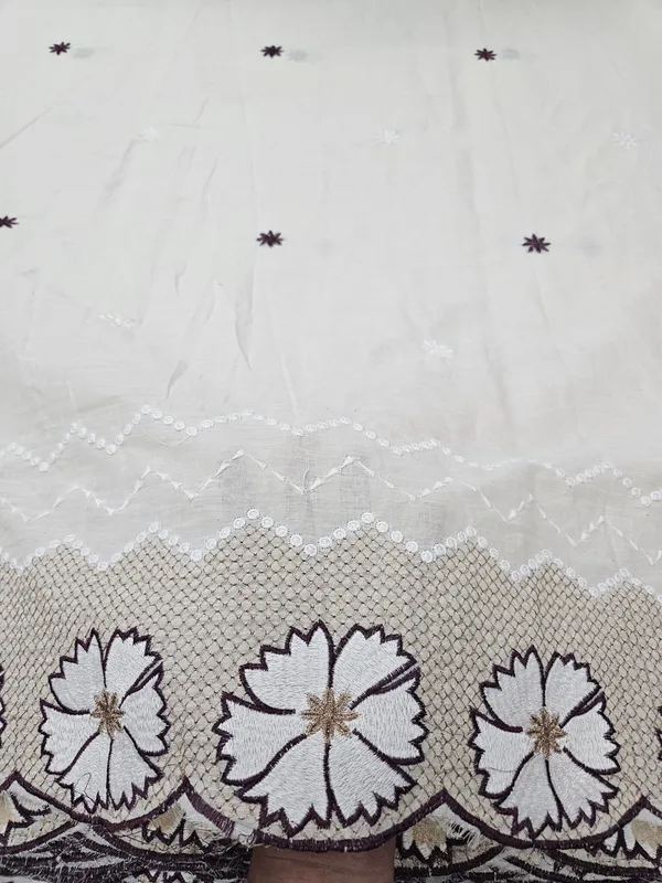 Dark_Wine_Embroidered_2pc_Daman_Allover_On_Kora_Cotton_Fabric