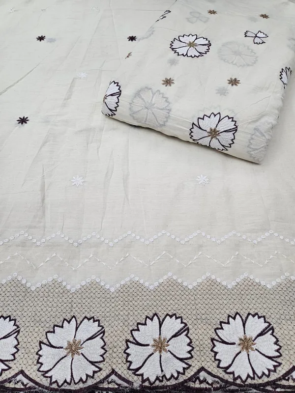 Dark_Wine_Embroidered_2pc_Daman_Allover_On_Kora_Cotton_Fabric