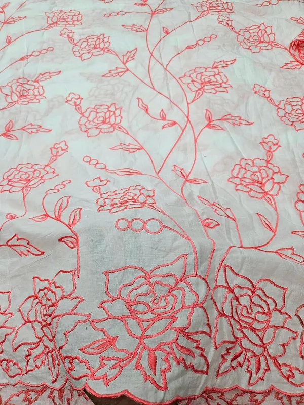 Peach_Embroidered_2_Pc_Heavy_Daman_Dupatta_On_Pure_Cotton_Fabric
