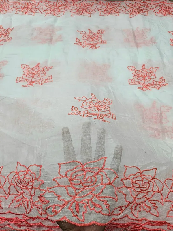 Peach_Embroidered_2_Pc_Heavy_Daman_Dupatta_On_Pure_Cotton_Fabric